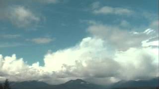 Timelapse 05 Apr 2012 of Olympic Mtns Weather Wide angle [upl. by Awra286]