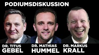 Podiumsdiskussion mit Markus Krall Titus Gebel und Mathias Hummel [upl. by Egdamlat]