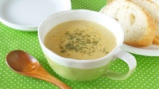 How to Make Japanese Corn Cream Soup Vegetarian Recipe 豆乳クリームコーンスープの作り方 レシピ [upl. by Chobot]