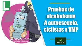 Pruebas de alcoholemia a alumnos de autoescuela ciclistas y VMP [upl. by Suzanna]