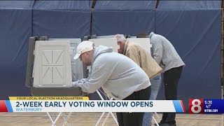 Early voting in Connecticut begins today [upl. by Ynaffit]