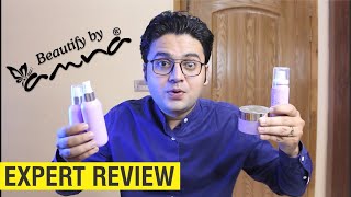 Beautify By Amna Review  Facial Kit Review [upl. by Anikal]