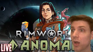 SCP CONTAINMENT CULT  Rimworld 15 Update Anomaly Live Stream Review [upl. by Ahsirkal]