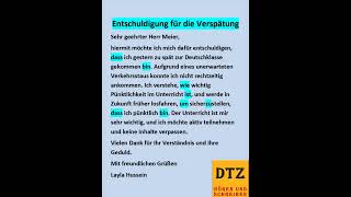 GAST DTZ B1 Briefe schreiben Prüfung B1 Neu 2024 dtz gastdtz gast briefschreiben Brief [upl. by Kcirdlek111]