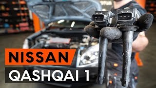 Hoe een bobine vervangen op een NISSAN QASHQAI 1 J10 HANDLEIDING AUTODOC [upl. by Annat]