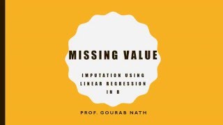 How To Replace Missing Values with Mean Imputation Method in R 77 [upl. by Prochoras35]