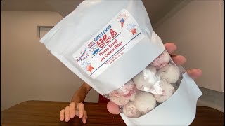 Reviewing Freeze Dried Strawberry Ice Cream Bites [upl. by Nnahaid]