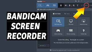 Bandicam Screen Recorder Tutorial  how to use bandicam screen recorder [upl. by Toy]