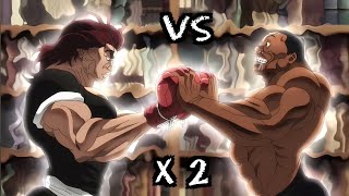 BOTH Yujiro Hanma vs Biscuit Oliva FIGHTS Baki HD DUBBED The Ogre vs Unchained 😱❤️🤯💯😎🔥🍿🥳👌 [upl. by Leoy]