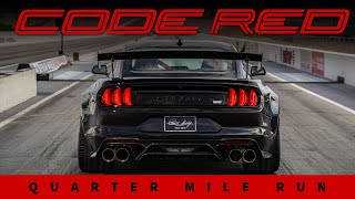 Shelby GT500 CODE RED Quarter Mile Run  859s at 161 MPH 😲🔥 [upl. by Kerge687]