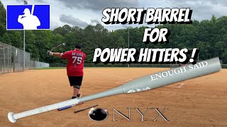 Onyx Enough Said Charcoal Senior Softball Bat Review [upl. by Ekud]