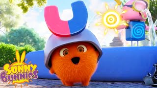 SUNNY BUNNIES  Magnet Helmet  Season 6  Cartoons for Children [upl. by Artaed]