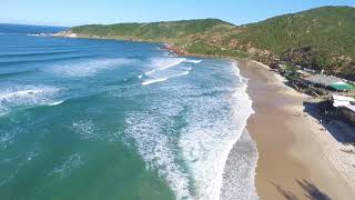 Praia do Rosa em Santa Catarina  Imagens Aéreas [upl. by Ennazzus536]