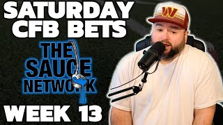 Saturday CFB Picks amp Predictions Week 13  College Football Picks With Kyle Kirms [upl. by Eelyma392]