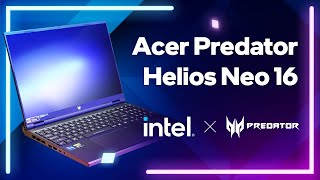 Sleek High Performance Laptop  Acer Predator Helios Neo 16  Intel Gaming [upl. by Anura]