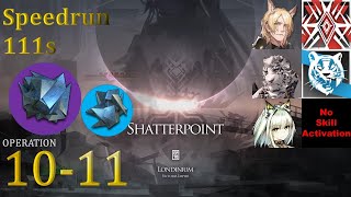 Standard 1011  111s Speedrun  3 OP Trust Farm Arknights [upl. by Jordain]