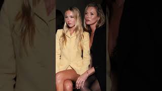 Kate and Lila Grace Moss at Gucci Cruise 2025 Fashion Show at Tate Modern in London shorts [upl. by Dolora190]