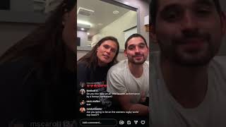 Ilona Maher and Alan Bersten Instagram Live November 11 2024 [upl. by Beaufert673]