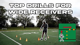 Top Drills for Wide Receivers with 4⭐️ Wide Receiver BREDELL RICHARDSON [upl. by Ahsyek]