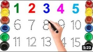 1 to 100 counting kids rhymes One two three 123 Numbers learn to count Numbers song [upl. by Niatirb]