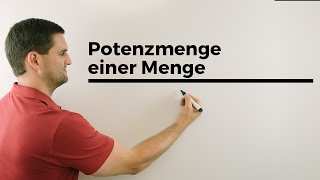 Potenzmenge einer Menge Mengenlehre  Mathe by Daniel Jung [upl. by Belita]