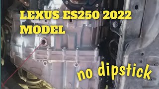 How to change transmission fluid LEXUS ES250 2022 MODEL [upl. by Aizat]