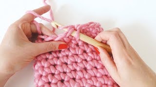 Crochet  faire la maille coulée [upl. by Ramgad]