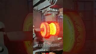 Forging Steel Billets Style forging machines [upl. by Oironoh]