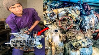 How to Install Piston Ring Of carry Daba engine Full repair [upl. by Enyahs593]