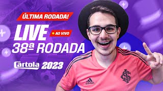 LIVE DICAS 38 RODADA  CARTOLA FC 2023  A ÚLTIMA DO ANO PRA MITAR [upl. by Nohpets]