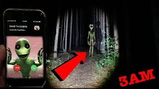 CALLING DAME TU COSITA ON FACETIME IN SLENDERMAN FOREST  I FOUND DAME TU COSITA IN A FOREST [upl. by Ilatan]