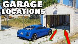 GTA 5  2024 SECRET GARAGE LOCATIONS [upl. by Analiese833]