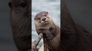 Happy little otter cuteanimals [upl. by Sidnal623]