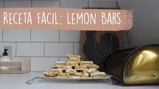 Receta fácil Lemon bars [upl. by Crowe]