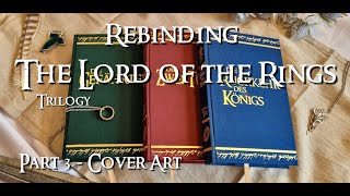 Book Rebinding  The Lord of the Rings Trilogy  Part 3 bookbinding thelordoftherings clothbound [upl. by Almeeta621]