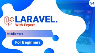 54 Middleware In Laravellaravel laraveltutorial laravel10 beginners middleware [upl. by Ardni320]