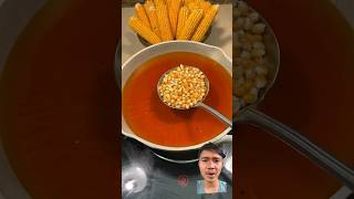 BUAT POPCORN MUDAH ⁉️ popcorn buatpopcorn funny dubbing shortsvideo food [upl. by Newman]