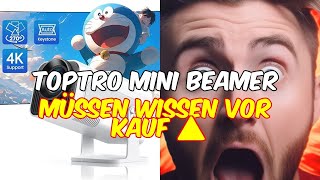 Wie gut ist der toptro 4k mini beamer 5 gründe für den kauf [upl. by Izy]