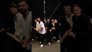 Virat Kohli dancing with batcrickettrendingshort [upl. by Ariajaj995]