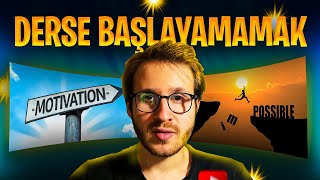 Derse Başlayamamanın Sebebi  Program Nasıl Oluşturulur DGS  YKS [upl. by Ebbie]