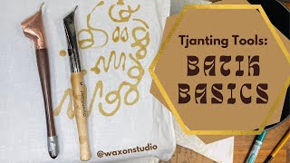 What is a tjanting tool How do you batik with a tjanting tool [upl. by Mendie]