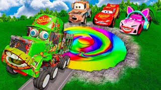 Long Slide Game With Elephant Gorilla Buffalo Hippopotamus Tiger  3d Animal Game  Funny 3d Animals [upl. by Arod]