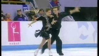 Grishuk amp Platov RUS  1994 Lillehammer Ice Dancing Original Dance [upl. by Kciredor623]