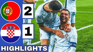 🔴Portugal vs Croatia 21 Extended HIGHLIGHTS  Cristiano Ronaldo 900th GOALS  UEFA Nations League [upl. by Sualokcin]