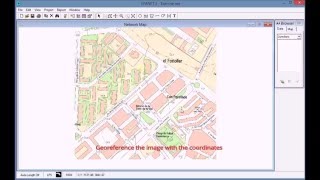 012 Adding an image with georeferencial information [upl. by Osborn]