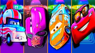 Cars 3 Mater vs Lighting McQueen vs Lightning McQueen Spider Eater vs Cruz Ramirez x Coffin Dance [upl. by Nyrehtac]