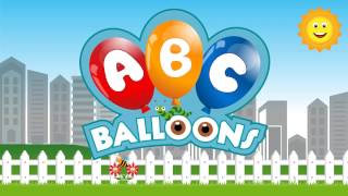 Juego para que los niños aprendan el abecedario en Ingles y Español  ABC Balloons [upl. by Toh]