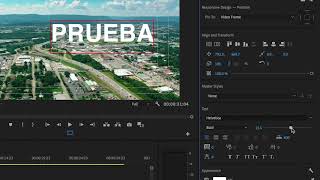 Cómo agregar texto en Adobe Premiere Pro [upl. by Quiteri252]