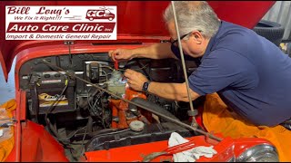 Waste Oil Pump Repair and 1951 Jeepster  Auto Care Clinic Inc [upl. by Snook314]