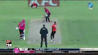 BBL Final Scorchers v Sixers match highlights [upl. by Nosnarb]